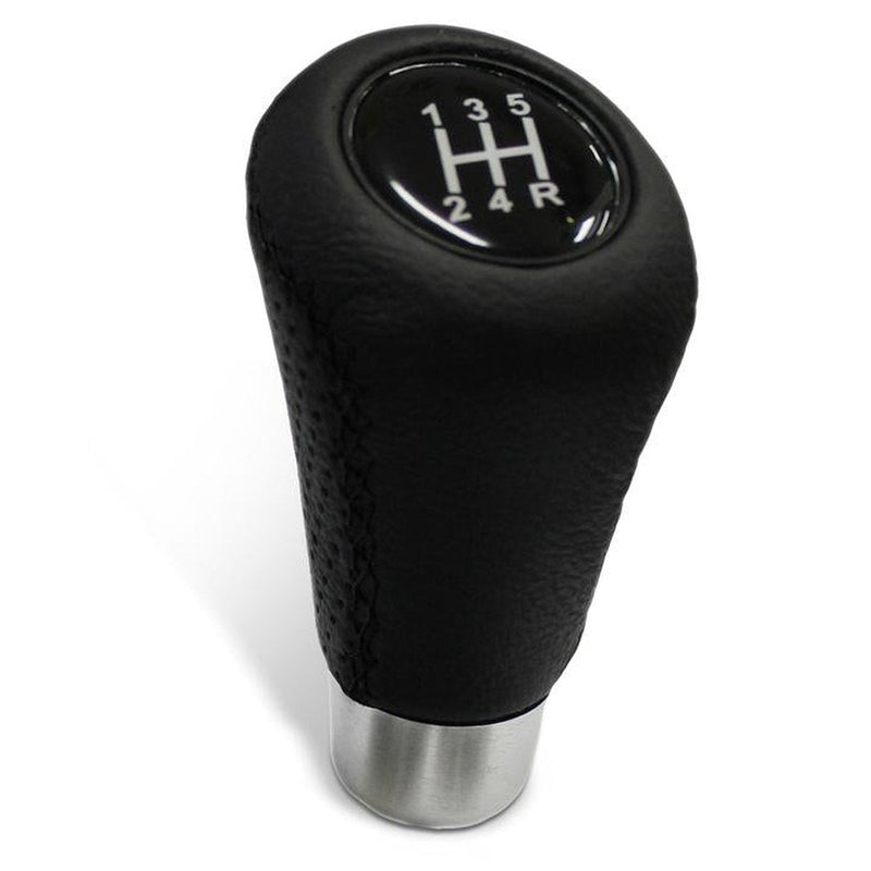 Saas Gear Knob - Leather Black/Black Stitch Sgkbl