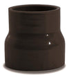Saas Silicone Straight Reducer 57 x 76 x 76mm Black