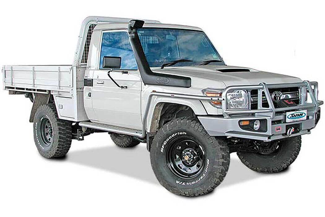 Safari V-Spec Snorkel To Suit Toyota Land Cruiser 71,73,75,76,78 and 79 Series Wide Front (Snorkel Replacement) 2007+