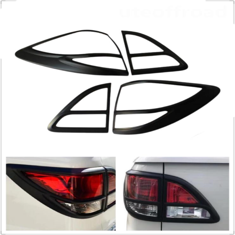 Taillight Covers Mazda BT-50 2012-2020 Matte Black