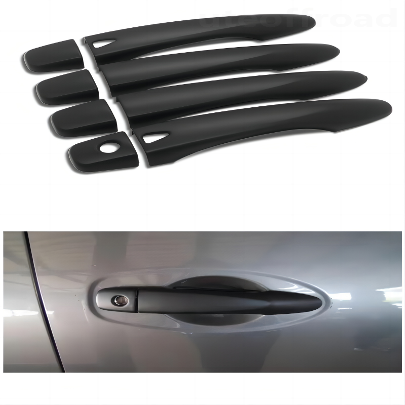 Door handle covers Nissan Navara NP300 2015-2020 Matte Black Smart key