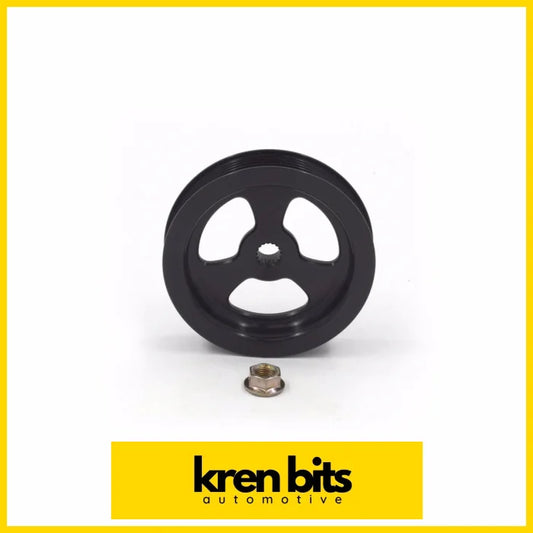 Scratch&Dent Billet Replacement Power Steering Pulley For Fd Rx7 - Black