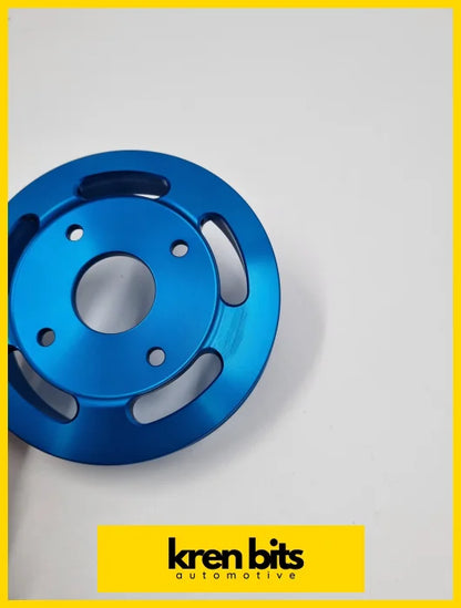 Scratch&Dent Billet Underdrive Water Pump Pulley For Nissan Rb Engines - Blue