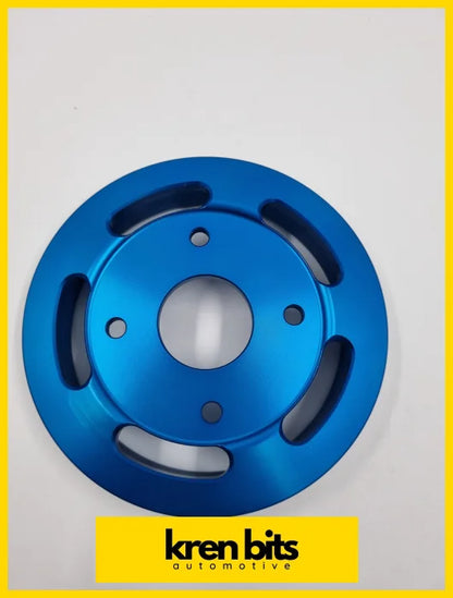 Scratch&Dent Billet Underdrive Water Pump Pulley For Nissan Rb Engines - Blue