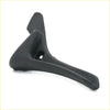 Black rubber seat adjustment lever handle for mitsubishi triton l200 sportero with smooth ergonomic grip and central hole