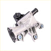 Silver aluminum secondary air injection check valve with black plastic fittings and rubber seals for tundra sequoia gx460