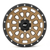 Rough Country 87 Series Wheel Simulated Beadlock Bronze/Black