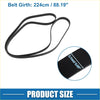 Black rubber serpentine belt 2.1cm wide 224cm long epdm material for toyota 4runner 2003-2004 appliance use