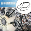 Black rubber serpentine belt made of epdm for toyota 4runner 2003-2004 with oem numbers 9091602463 and 9091602360