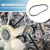 Black rubber serpentine belt for toyota avalon 1995-2004 with oem numbers 9008091088 and 9008091212