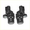 Set of 2 rear abs wheel speed sensors for toyota tacoma with black plastic crankshaft position sensors and metal parts