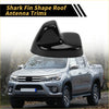 Black shark fin roof antenna cover trim for toyota tundra 2014-2021 with glossy finish and sleek design