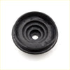 Black rubber engine mount with concentric ridges and center hole for shift boot cover mazda familia 1967-1977