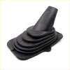 Black rubber shift boot cover with conical top and ribbed design for Toyota Hilux KUN15/25/26 GGN25 2005-2015
