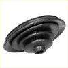 Black rubber universal joint boot shift knob boot cover for datsun nissan 620 610 1500 160b 180b shown from back side