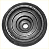Black rubber shift knob boot cover with concentric ridges and central hole for datsun nissan 620 610 1972-1979
