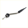 Black rubber-gripped shift lever assembly with metallic shaft and white plastic tip for Toyota Hilux 4WD 2004-2015