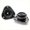 Black rubber shock absorber mount with gold metal bolts and triangular base for datsun nissan sunny b210 b310 120y 140y 150y
