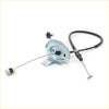 Short throttle cable for nissan sentra sunny b13 b14 ga16de 1990-1999 with silver metal gear shift cable and white plastic end cap