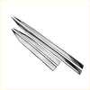 Set of four sleek chrome car door sill scuff plates with polished metallic finish for mitsubishi outlander 2024+