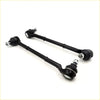 Black metal side rod assembly for Nissan Datsun 620 with chrome ball joints and threaded ends for 1972-1979 models