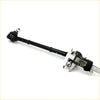 Black steering knuckle side rod assembly lift right with metallic ball joint and digital caliper for Nissan Datsun 620