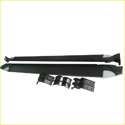 Black metal car door handle trim pieces with sleek modern design for side steps aluminium fit for holden colorado dmax 2012-2018 dual cab