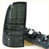 Smoke led tail light for toyota hilux mk6 sr5 2004-2010 with black smoked lens and glossy finish