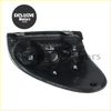 Black plastic smoke tail light assembly with glossy finish and molded housing for mitsubishi l200 triton colt pickup