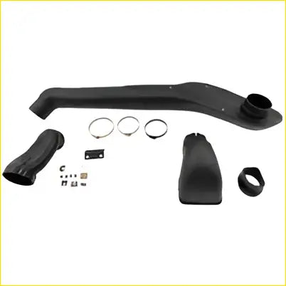 Black plastic snorkel kit air intake with fittings for mitsubishi triton mr glx glx plus 2019-2024 2.4l diesel