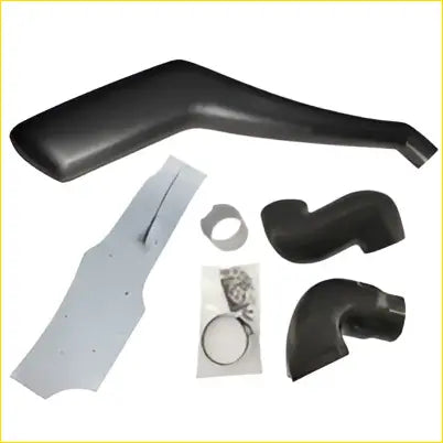 Black plastic snorkel kit with metal fittings and mounting hardware fit for holden colorado rg and trailblazer 2012-2020