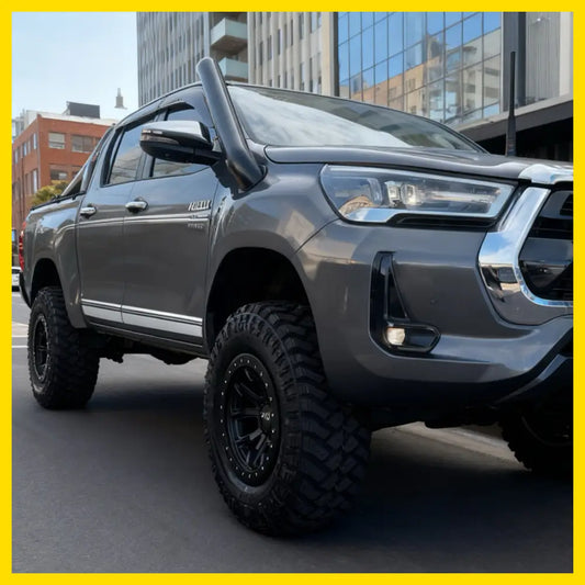 Snorkel Toyota Hilux Revo 2015+ Black Stainless Steel