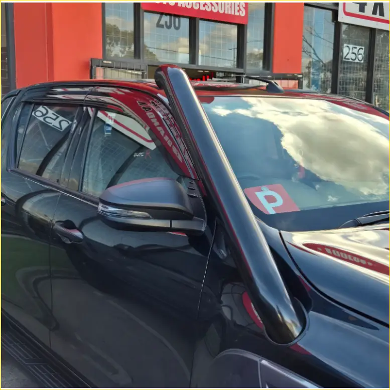 Snorkel Toyota Hilux Revo 2015+ Black Stainless Steel