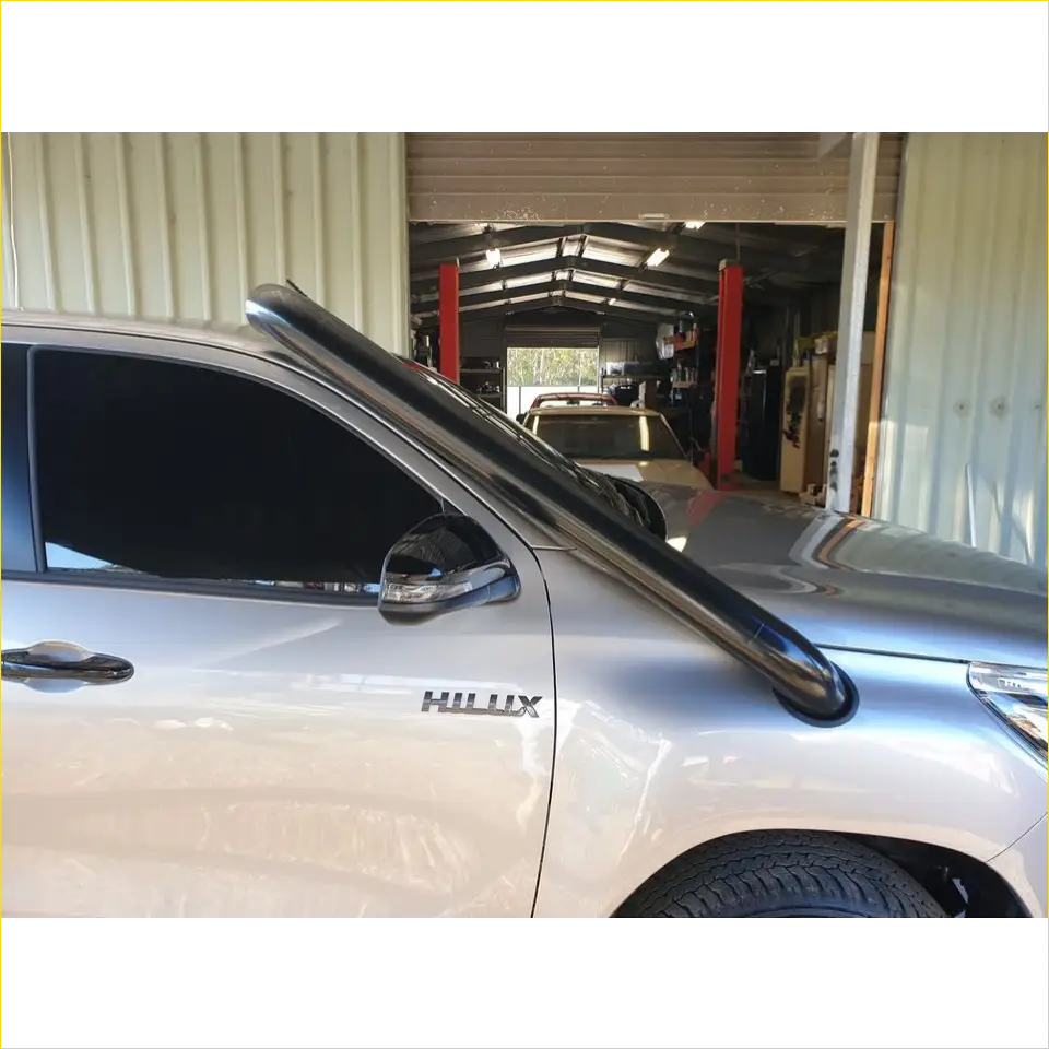 Snorkel Toyota Hilux Revo 2015+ Black Stainless Steel