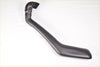Black plastic air intake tube with mesh end cap for snorkel on toyota hilux vigo 2005-2015 back side view