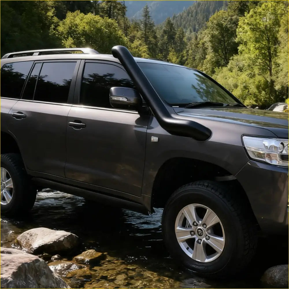Snorkel Toyota Land Cruiser 200 Series 2017-2022 Black Stainless Steel