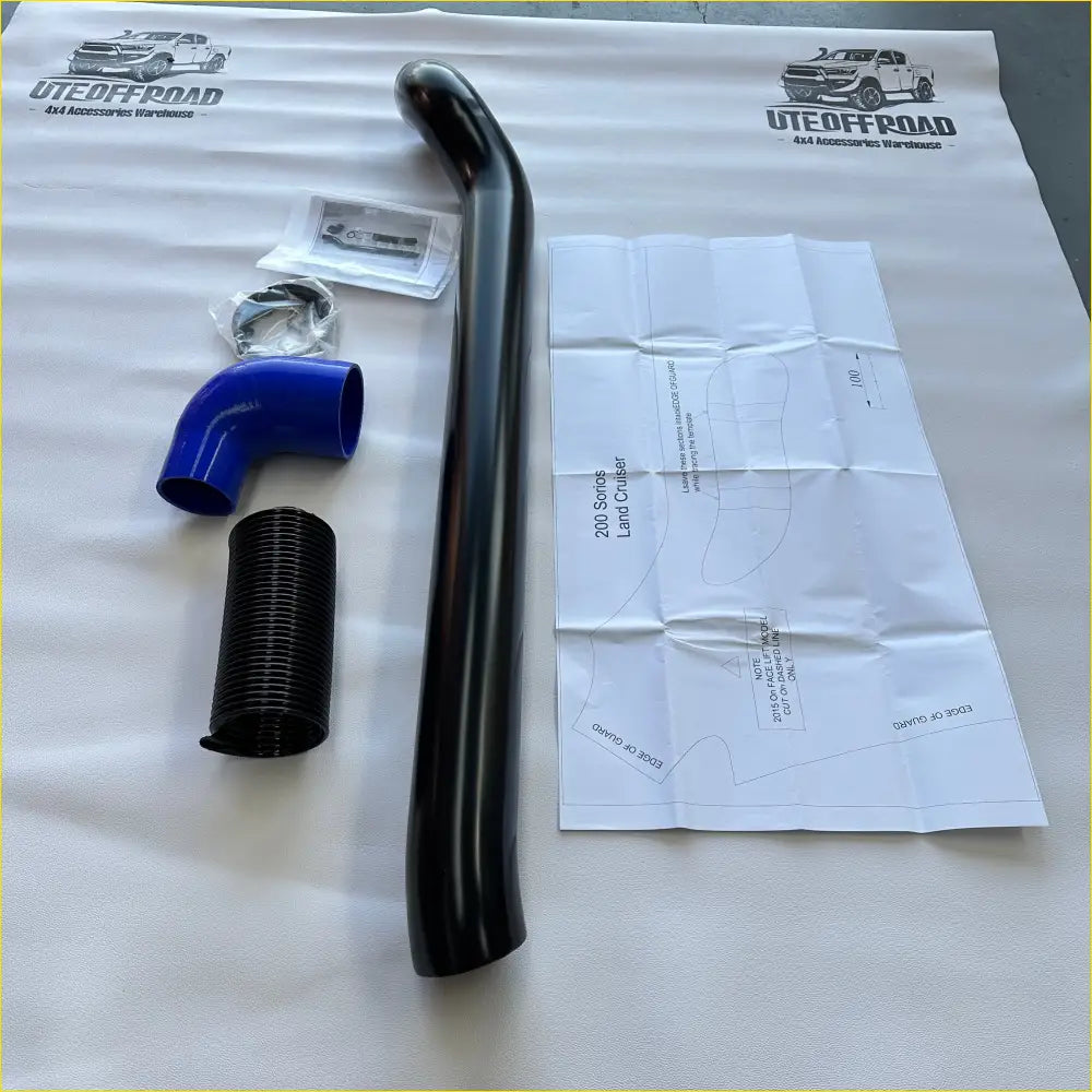 Snorkel Toyota Land Cruiser 200 Series 2017-2022 Black Stainless Steel