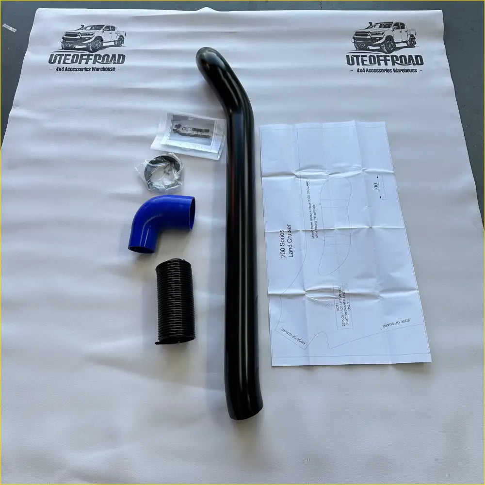 Snorkel Toyota Land Cruiser 200 Series 2017-2022 Black Stainless Steel