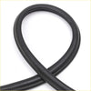 Black rubber weather stripping seal for soundproofing door seal kit designed to block noise and drafts