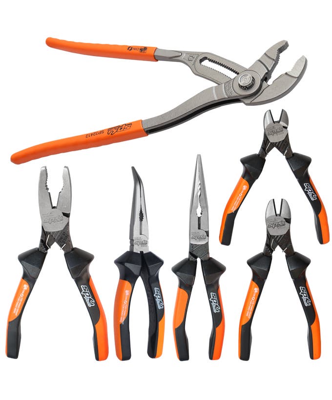 SP Tools Plier Set 6 Pieces - Premium Industrial Quality