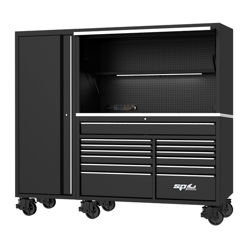 SP Tools 86in 730Pc 13Drawer USA Sumo Rollcab Power