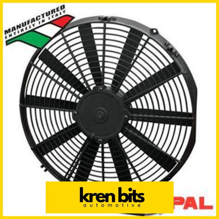 Spal High-Performance Pusher Fan - 16’’ Straight 12V 1600 Cfm 11Amps Fans