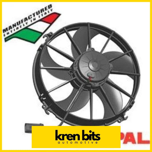 Spal High-Performance Racing Pusher Fan - 12’’ Skew 12V 1564Cfm 15.8Amps Fans