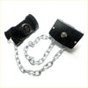 Black plastic chain connector with silver metal links and central lock for spare wheel carrier toyota hilux 4wd 2005-2015