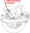 SPC Performance 07-17 GMC Acadia Rear UCA xAxis Sealed Flex Joint Bushing (image 3)