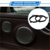 Black plastic speaker spacer ring adapter with tabs for secure install fits scion xa 6.5 speakers perfect for 4wd and ute offroad use