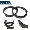 Black plastic speaker spacer ring adapter for Toyota RAV4 2001-2011 with multiple pre-drilled holes for secure mounting