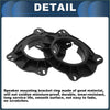 Black plastic speaker spacer ring adaptor with circular design and multiple attachment points for toyota 6x9 to 6.5 speakers