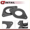 Black rubber speaker spacer ring adaptor with central and mounting holes for toyota tacoma 2005-2023 engines