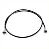 Black rubber-coated speedo cable with metallic connectors for nissan datsun 1960-1970 cars